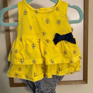 Baby Girl Bumblebee Romper